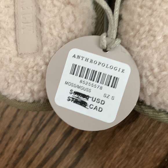 Anthropologie Maeve Green Puffy Platform Slippers - Picture 7 of 9